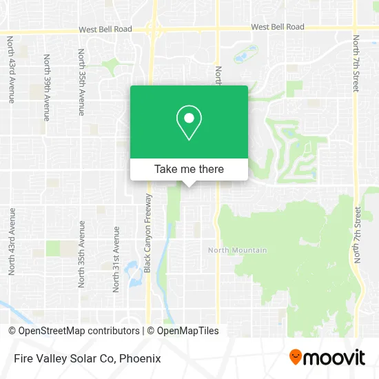 Fire Valley Solar Co map