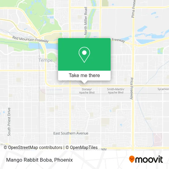 Mango Rabbit Boba map