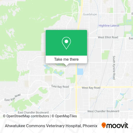 Ahwatukee Commons Veterinary Hospital map