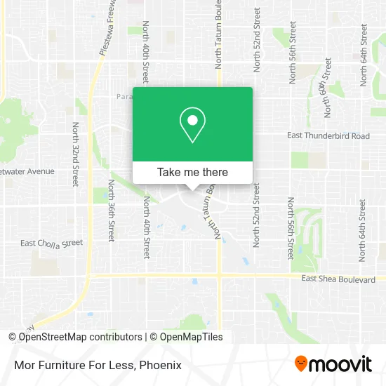 Mor Furniture For Less map