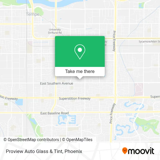 Proview Auto Glass & Tint map