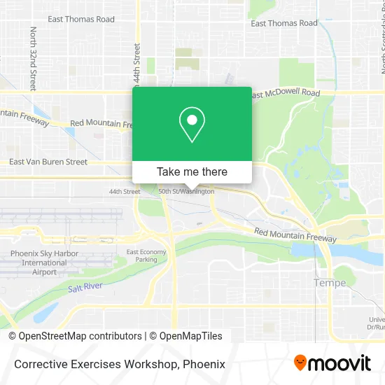 Corrective Exercises Workshop map
