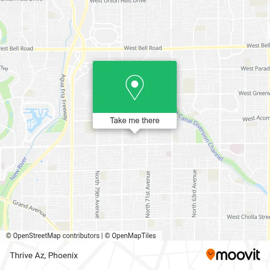 Thrive Az map
