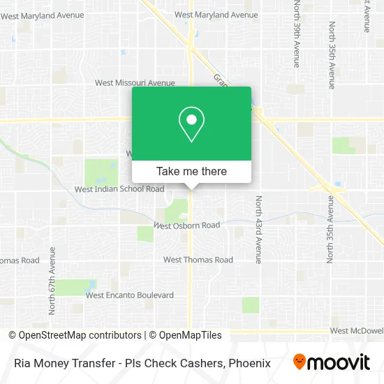 Ria Money Transfer - Pls Check Cashers map