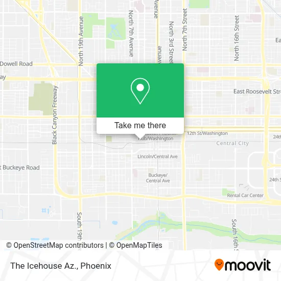 The Icehouse Az. map