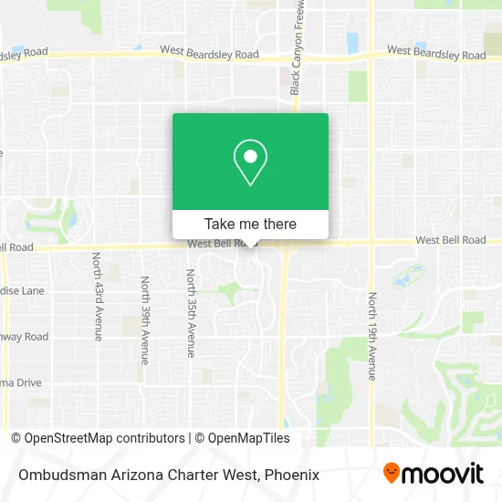 Ombudsman Arizona Charter West map