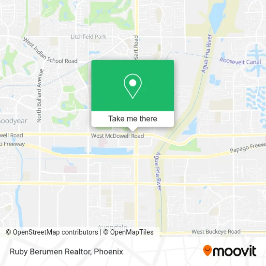 Ruby Berumen Realtor map