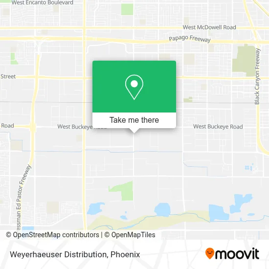 Weyerhaeuser Distribution map