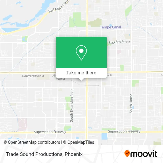 Trade Sound Productions map