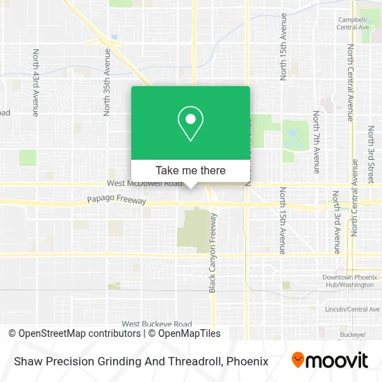 Shaw Precision Grinding And Threadroll map