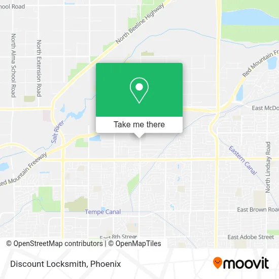 Discount Locksmith map
