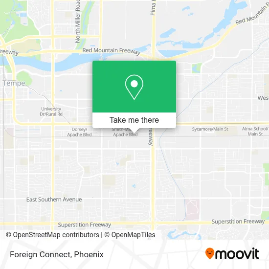 Foreign Connect map