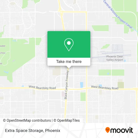 Extra Space Storage map