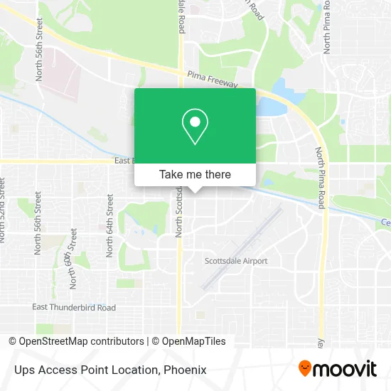 Ups Access Point Location map