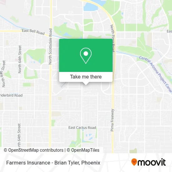 Farmers Insurance - Brian Tyler map