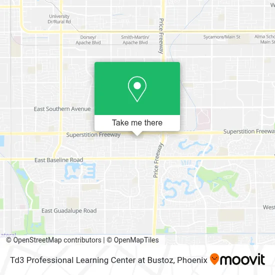 Td3 Professional Learning Center at Bustoz map