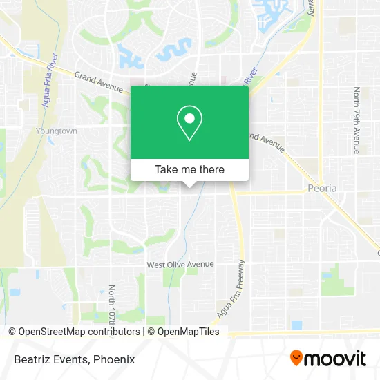 Beatriz Events map