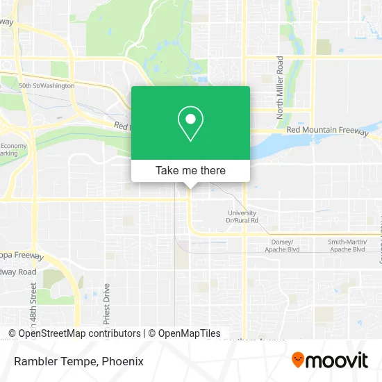 Rambler Tempe map