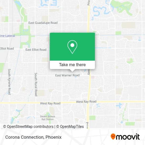 Corona Connection map