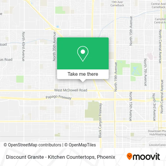 Discount Granite - Kitchen Countertops map