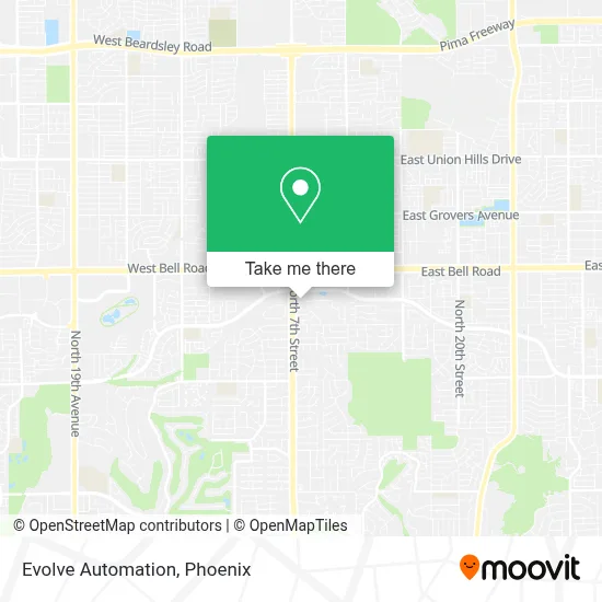 Evolve Automation map