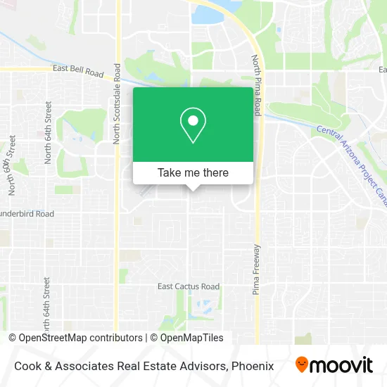 Cook & Associates Real Estate Advisors map