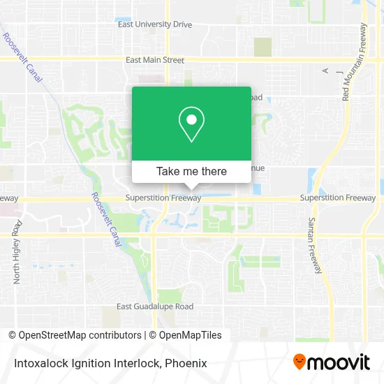 Intoxalock Ignition Interlock map