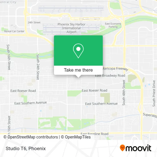 Studio T6 map