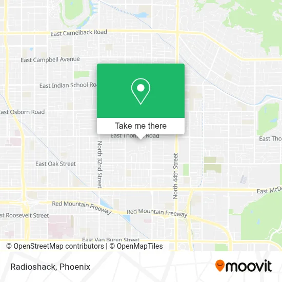 Radioshack map