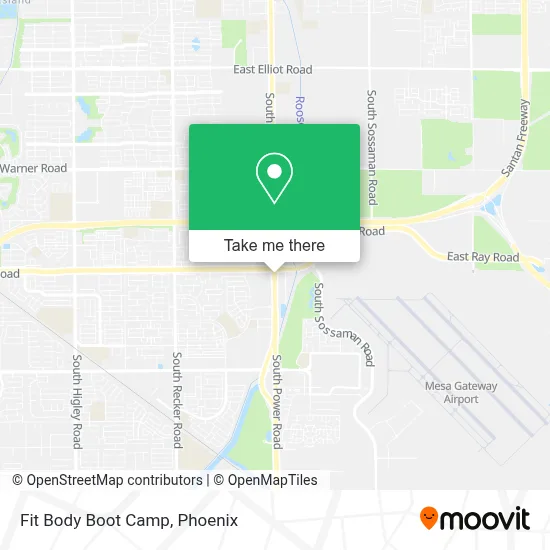 Fit Body Boot Camp map