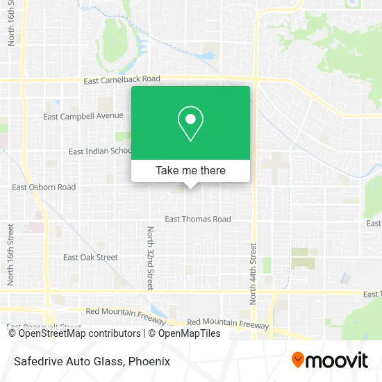 Safedrive Auto Glass map