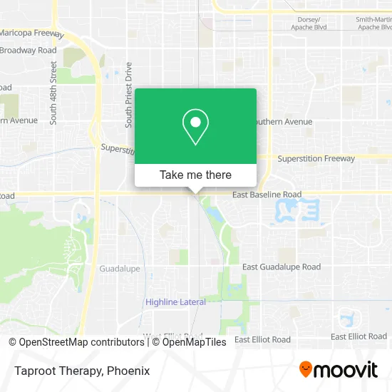 Taproot Therapy map