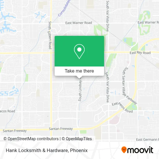 Hank Locksmith & Hardware map