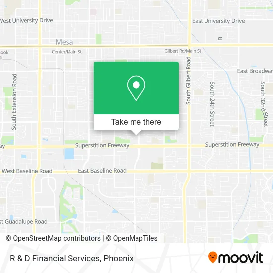 R & D Financial Services map