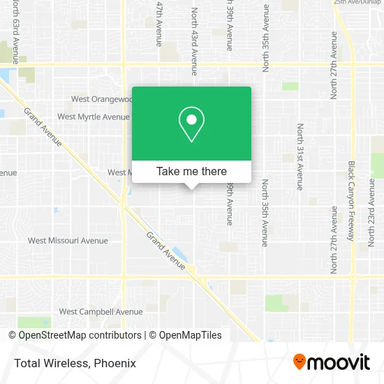Total Wireless map