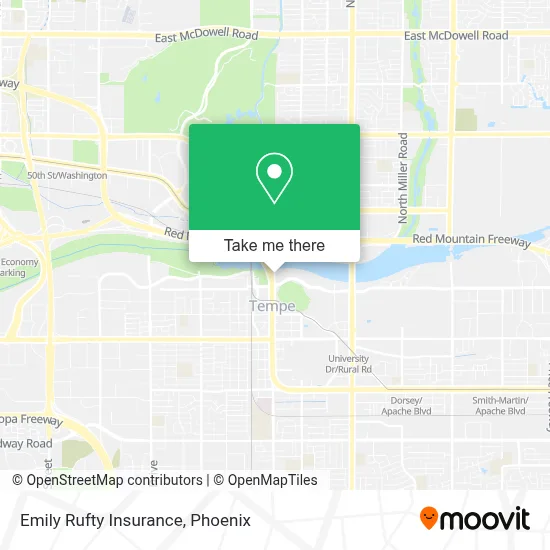 Emily Rufty Insurance map