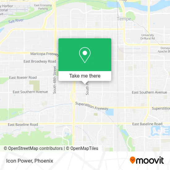 Icon Power map