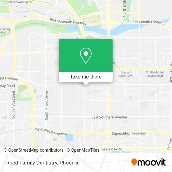 Reed Family Dentistry map