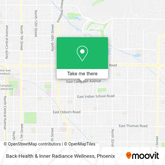 Back-Health & Inner Radiance Wellness map