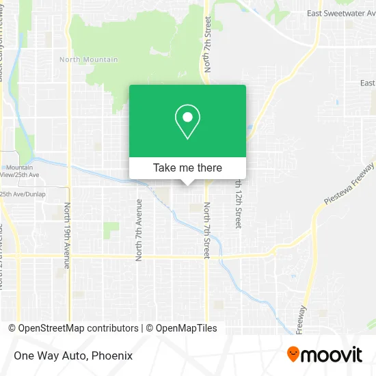 One Way Auto map