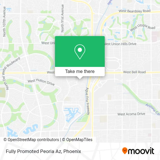 Fully Promoted Peoria Az map