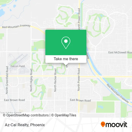 Az-Cal Realty map