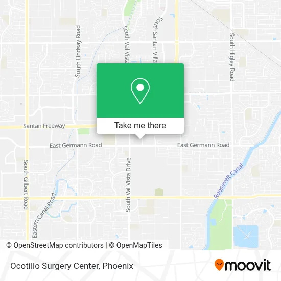 Ocotillo Surgery Center map