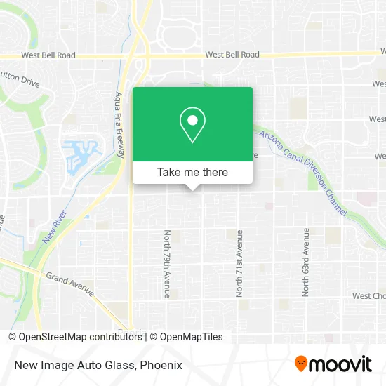 New Image Auto Glass map