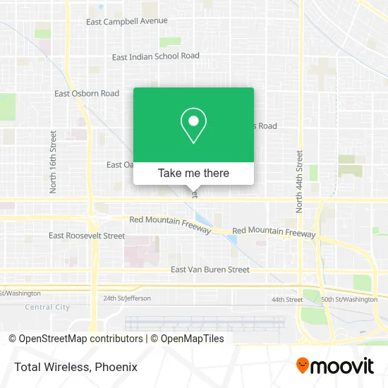 Total Wireless map