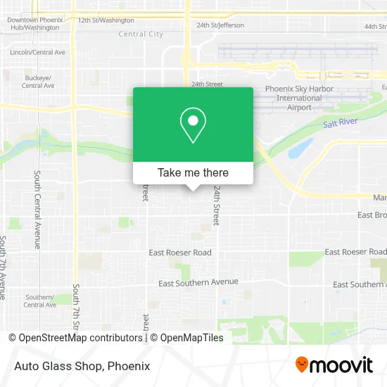Auto Glass Shop map