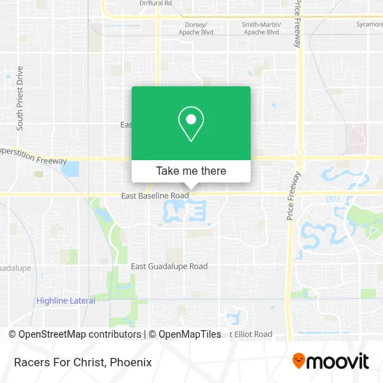 Racers For Christ map
