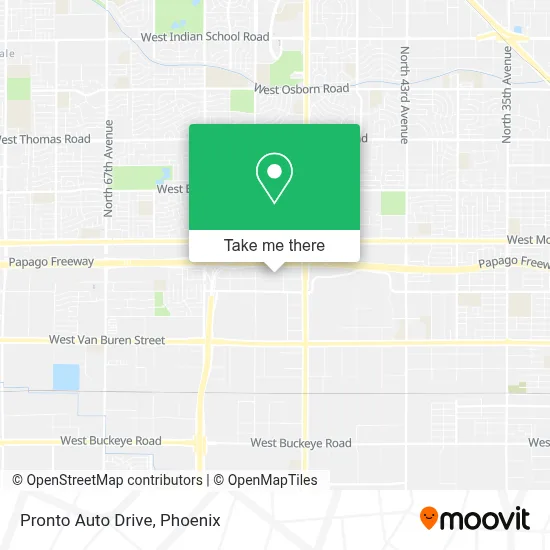 Pronto Auto Drive map