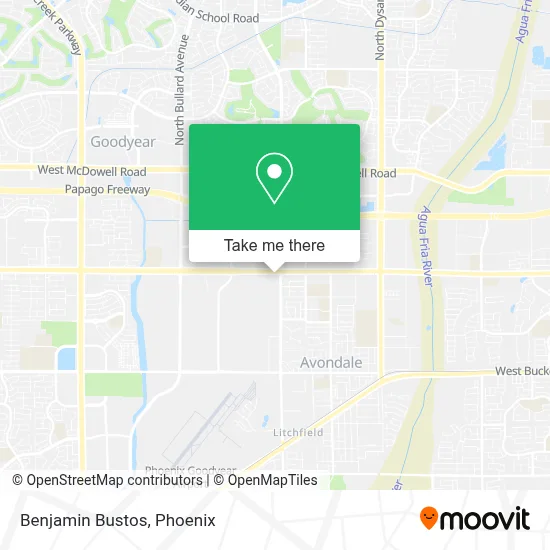 Benjamin Bustos map