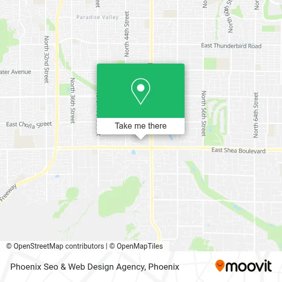 Phoenix Seo & Web Design Agency map